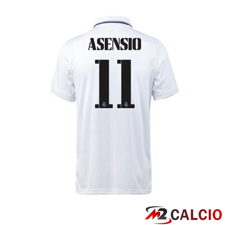Maglie Calcio Personalizzate,Tute Calcio Squadre,Maglia Nazionale Italiana Calcio | Maglie Calcio Real Madrid (Asensio 11) Prima Bianco 2022/2023