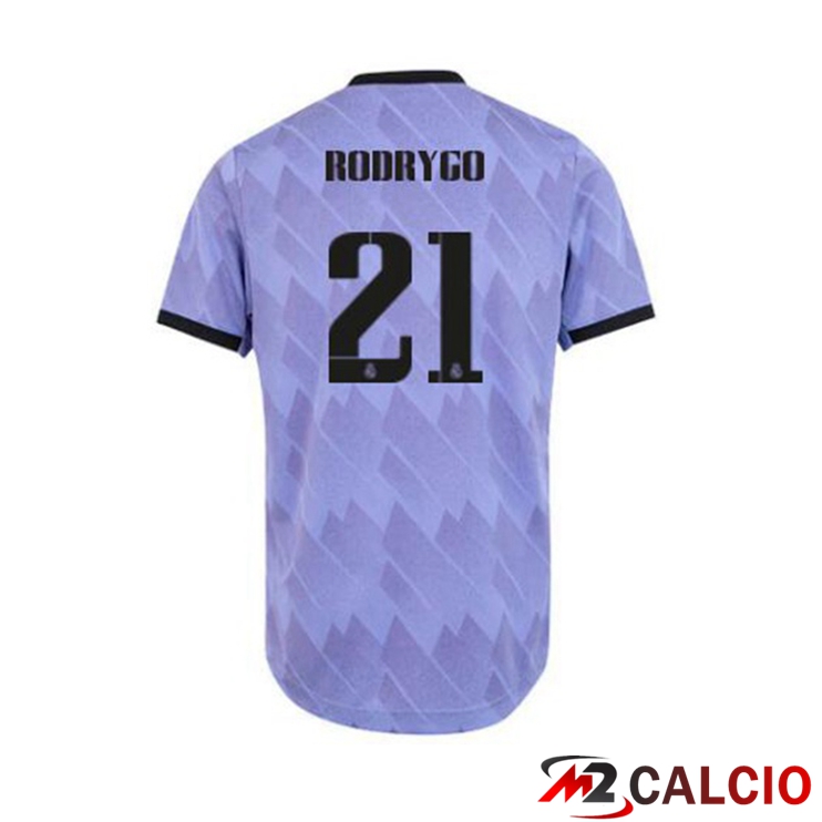 Maglie Calcio Personalizzate,Tute Calcio Squadre,Maglia Nazionale Italiana Calcio | Maglie Calcio Real Madrid (Rodrygo 21) Seconda Porpora 2022/2023
