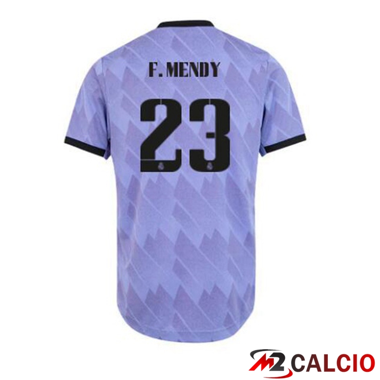 Maglie Calcio Personalizzate,Tute Calcio Squadre,Maglia Nazionale Italiana Calcio | Maglie Calcio Real Madrid (F. Mendy 23) Seconda Porpora 2022/2023