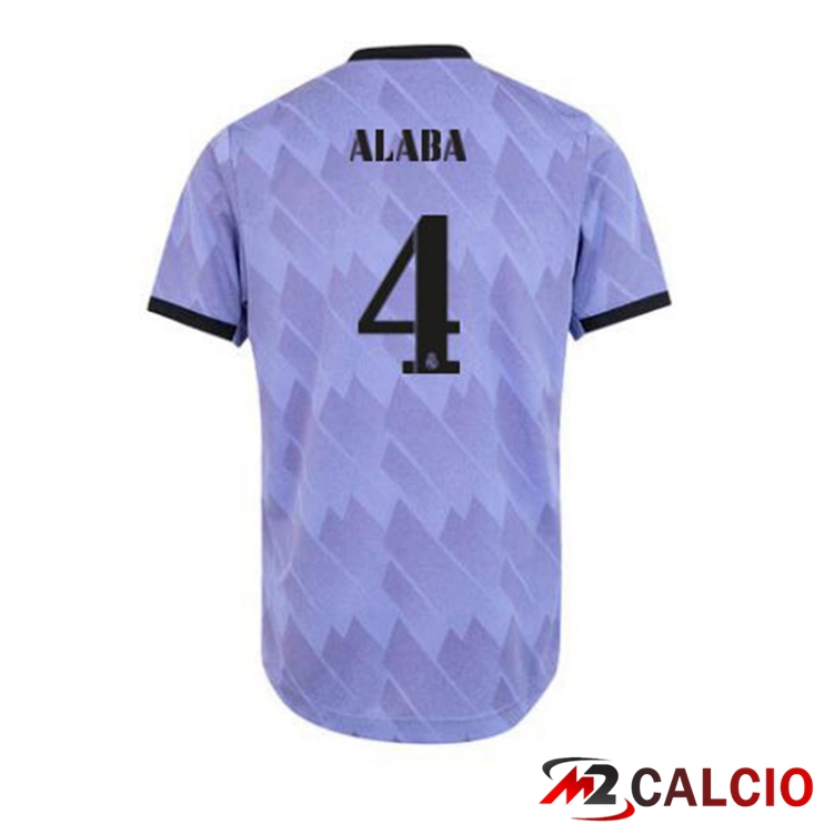 Maglie Calcio Personalizzate,Tute Calcio Squadre,Maglia Nazionale Italiana Calcio | Maglie Calcio Real Madrid (Alaba 4) Seconda Porpora 2022/2023
