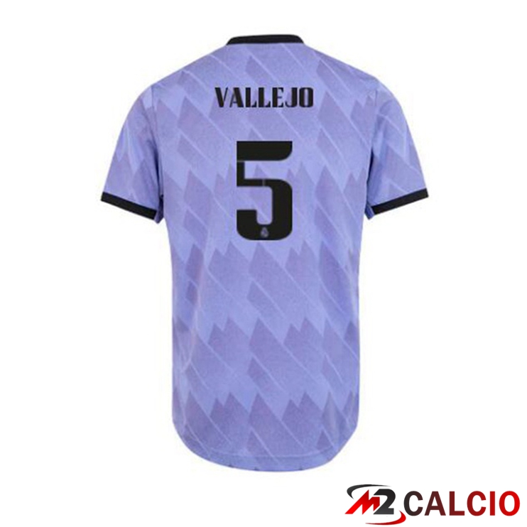 Maglie Calcio Personalizzate,Tute Calcio Squadre,Maglia Nazionale Italiana Calcio | Maglie Calcio Real Madrid (Vallejo 5) Seconda Porpora 2022/2023