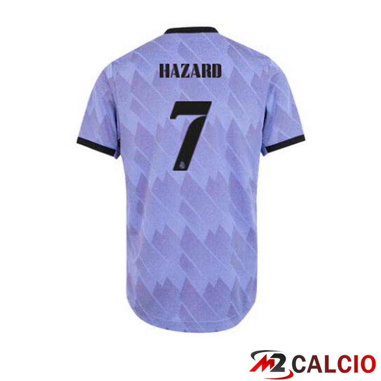 Maglie Calcio Personalizzate,Tute Calcio Squadre,Maglia Nazionale Italiana Calcio | Maglie Calcio Real Madrid (Hazard 7) Seconda Porpora 2022/2023