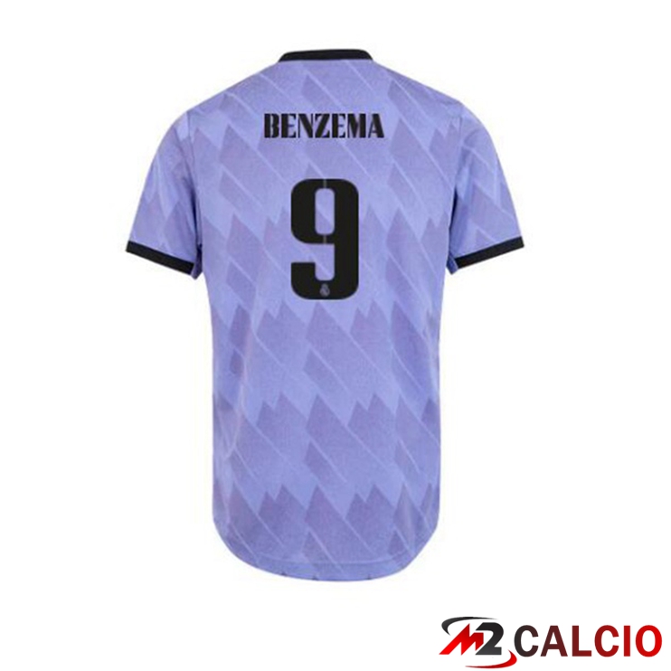 Maglie Calcio Personalizzate,Tute Calcio Squadre,Maglia Nazionale Italiana Calcio | Maglie Calcio Real Madrid (Benzema 9) Seconda Porpora 2022/2023