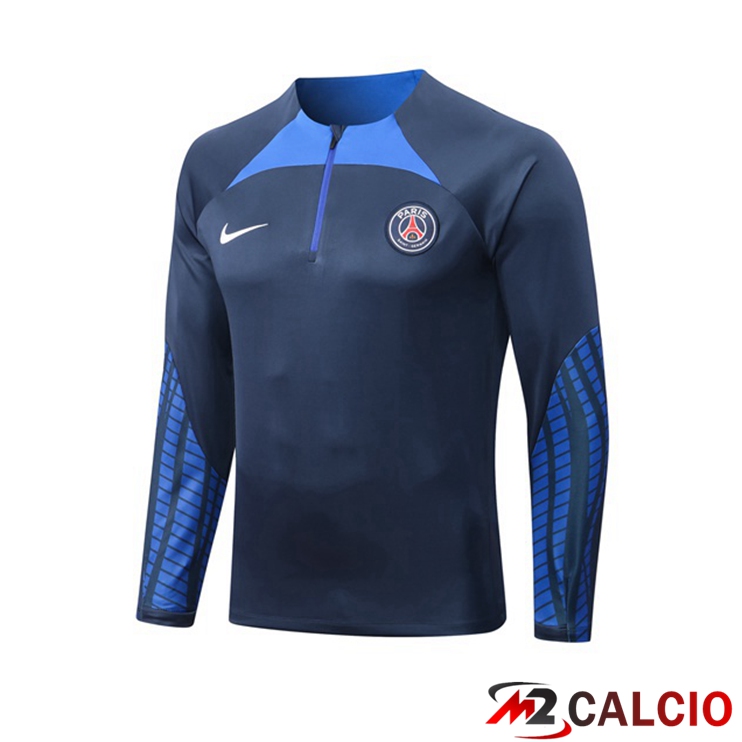 Maglie Calcio Personalizzate,Tute Calcio Squadre,Maglia Nazionale Italiana Calcio | Felpe Allenamento Paris PSG Blu 2022/2023