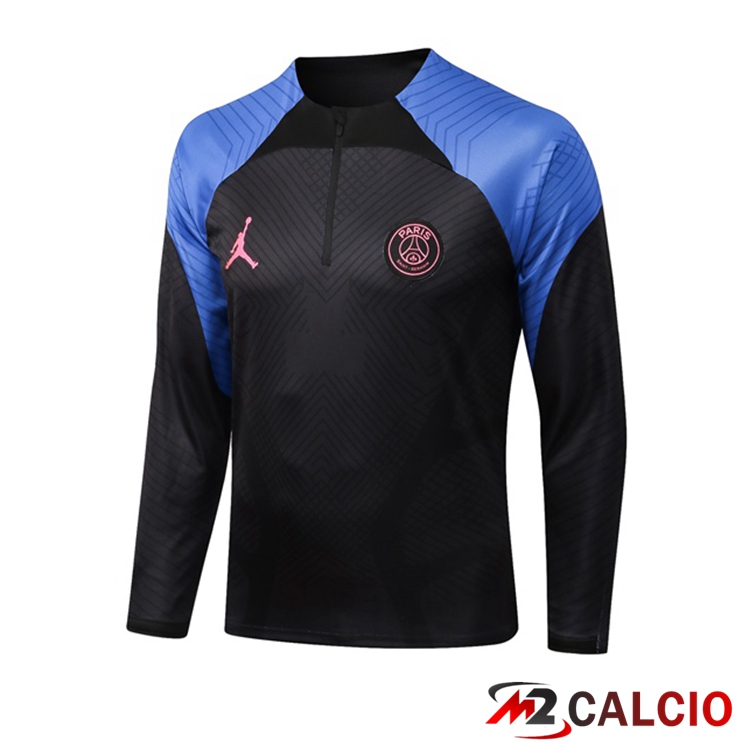 Maglie Calcio Personalizzate,Tute Calcio Squadre,Maglia Nazionale Italiana Calcio | Felpe Allenamento Paris PSG Nero Blu 2022/2023