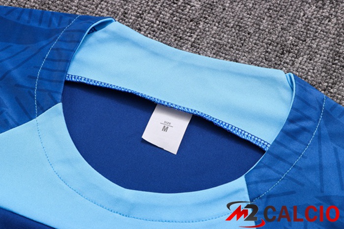 T Shirt Allenamento Atletico Madrid + Shorts Blu 2022/2023