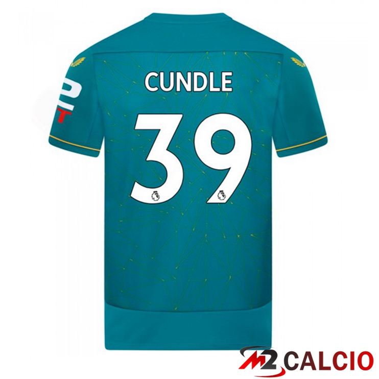 Maglie Calcio Personalizzate,Tute Calcio Squadre,Maglia Nazionale Italiana Calcio | Maglie Calcio Wolves (CUNDLE 39) Seconda Blu 2022/2023