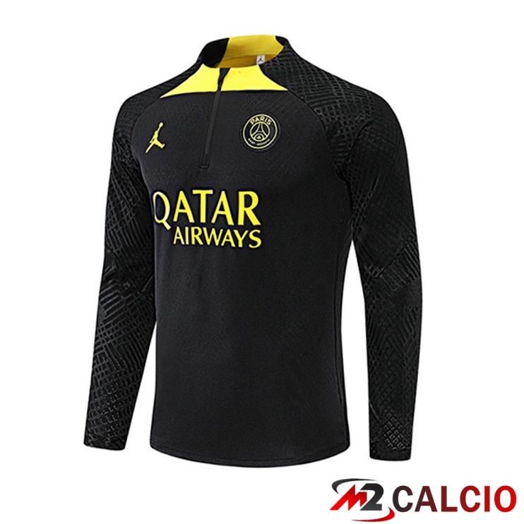 Maglie Calcio Personalizzate,Tute Calcio Squadre,Maglia Nazionale Italiana Calcio | Felpa Allenamento Paris PSG Nero 2022/2023