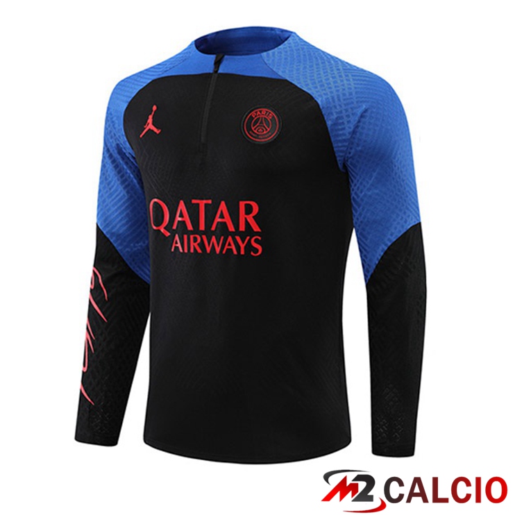 Maglie Calcio Personalizzate,Tute Calcio Squadre,Maglia Nazionale Italiana Calcio | Felpa Allenamento Paris PSG Blu Nero 2022/2023