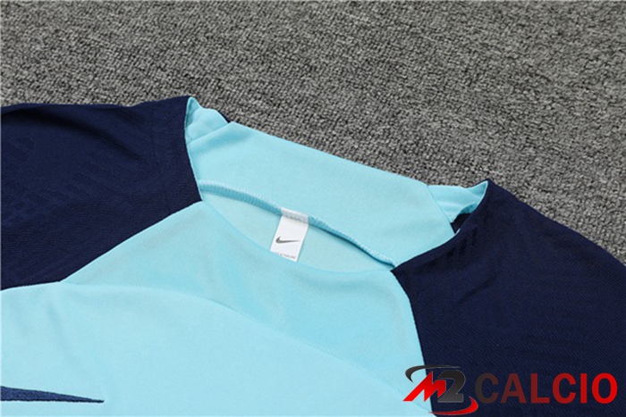T Shirt Allenamento Atletico Madrid + Pantaloncini Blu 2022/2023