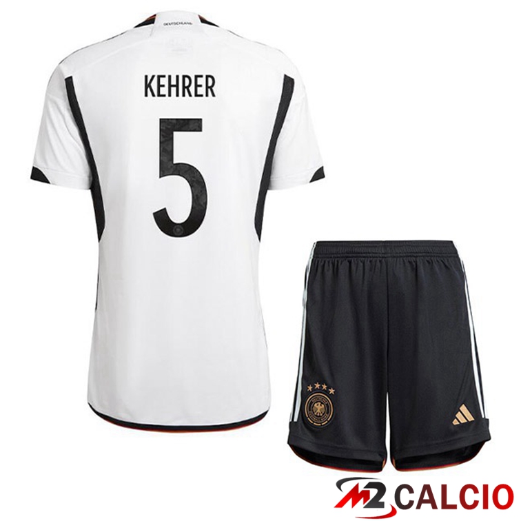Maglie Calcio Personalizzate,Tute Calcio Squadre,Maglia Nazionale Italiana Calcio | Maglia Germania (KEHRER 5) Bambino Prima Nero Bianco Coppa del Mondo 2022 Maglie Calcio Personalizzate,Tute Calcio Squadre,Maglia Nazionale Italiana Calcio | Maglia Germania (KEHRER 5) Bambino Prima Nero Bianco Coppa del Mondo 2022