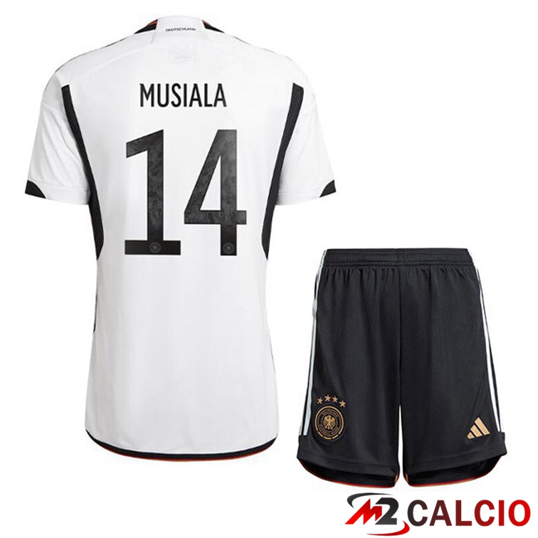 Maglie Calcio Personalizzate,Tute Calcio Squadre,Maglia Nazionale Italiana Calcio | Maglia Germania (MUSIALA 14) Bambino Prima Nero Bianco Coppa del Mondo 2022 Maglie Calcio Personalizzate,Tute Calcio Squadre,Maglia Nazionale Italiana Calcio | Maglia Germania (MUSIALA 14) Bambino Prima Nero Bianco Coppa del Mondo 2022