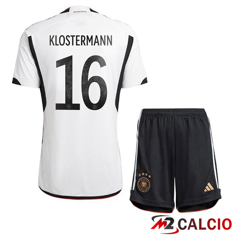 Maglie Calcio Personalizzate,Tute Calcio Squadre,Maglia Nazionale Italiana Calcio | Maglia Germania (KLOSTERMANN 16) Bambino Prima Nero Bianco Coppa del Mondo 2022 Maglie Calcio Personalizzate,Tute Calcio Squadre,Maglia Nazionale Italiana Calcio | Maglia Germania (KLOSTERMANN 16) Bambino Prima Nero Bianco Coppa del Mondo 2022