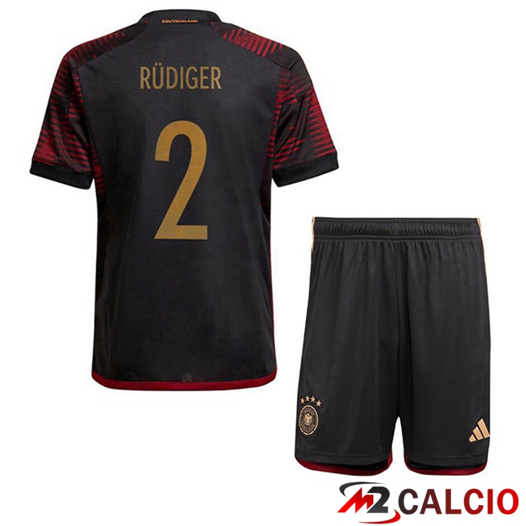 Maglie Calcio Personalizzate,Tute Calcio Squadre,Maglia Nazionale Italiana Calcio | Maglia Germania (RÜDIGER 2) Bambino Seconda Nero Coppa del Mondo 2022 Maglie Calcio Personalizzate,Tute Calcio Squadre,Maglia Nazionale Italiana Calcio | Maglia Germania (RÜDIGER 2) Bambino Seconda Nero Coppa del Mondo 2022