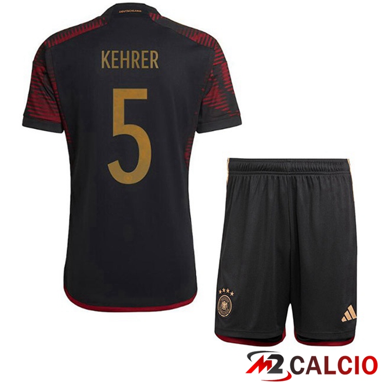 Maglie Calcio Personalizzate,Tute Calcio Squadre,Maglia Nazionale Italiana Calcio | Maglia Germania (KEHRER 5) Bambino Seconda Nero Coppa del Mondo 2022 Maglie Calcio Personalizzate,Tute Calcio Squadre,Maglia Nazionale Italiana Calcio | Maglia Germania (KEHRER 5) Bambino Seconda Nero Coppa del Mondo 2022