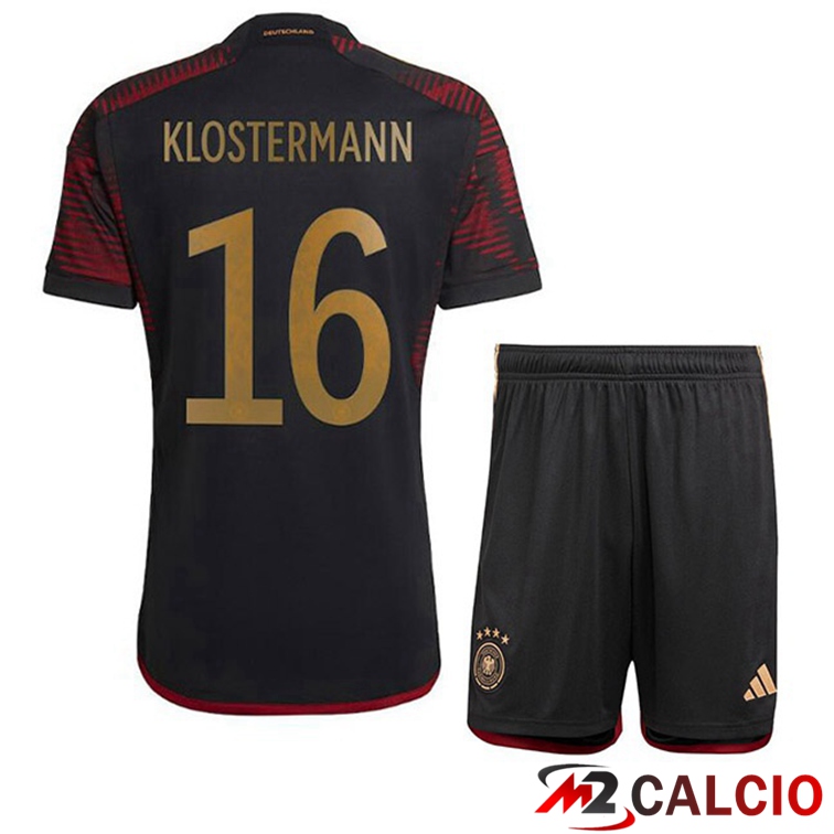 Maglie Calcio Personalizzate,Tute Calcio Squadre,Maglia Nazionale Italiana Calcio | Maglia Germania (KLOSTERMANN 16) Bambino Seconda Nero Coppa del Mondo 2022 Maglie Calcio Personalizzate,Tute Calcio Squadre,Maglia Nazionale Italiana Calcio | Maglia Germania (KLOSTERMANN 16) Bambino Seconda Nero Coppa del Mondo 2022