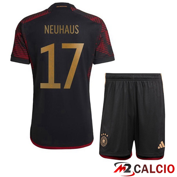 Maglie Calcio Personalizzate,Tute Calcio Squadre,Maglia Nazionale Italiana Calcio | Maglia Germania (NEUHAUS 17) Bambino Seconda Nero Coppa del Mondo 2022 Maglie Calcio Personalizzate,Tute Calcio Squadre,Maglia Nazionale Italiana Calcio | Maglia Germania (NEUHAUS 17) Bambino Seconda Nero Coppa del Mondo 2022