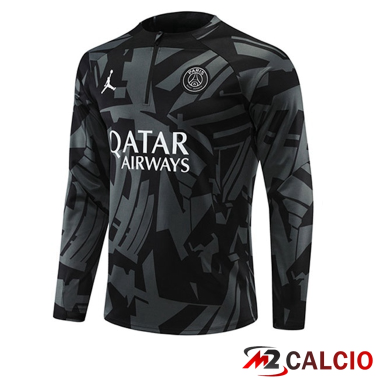 Maglie Calcio Personalizzate,Tute Calcio Squadre,Maglia Nazionale Italiana Calcio | Felpe Allenamento Paris PSG Nero 2022/2023