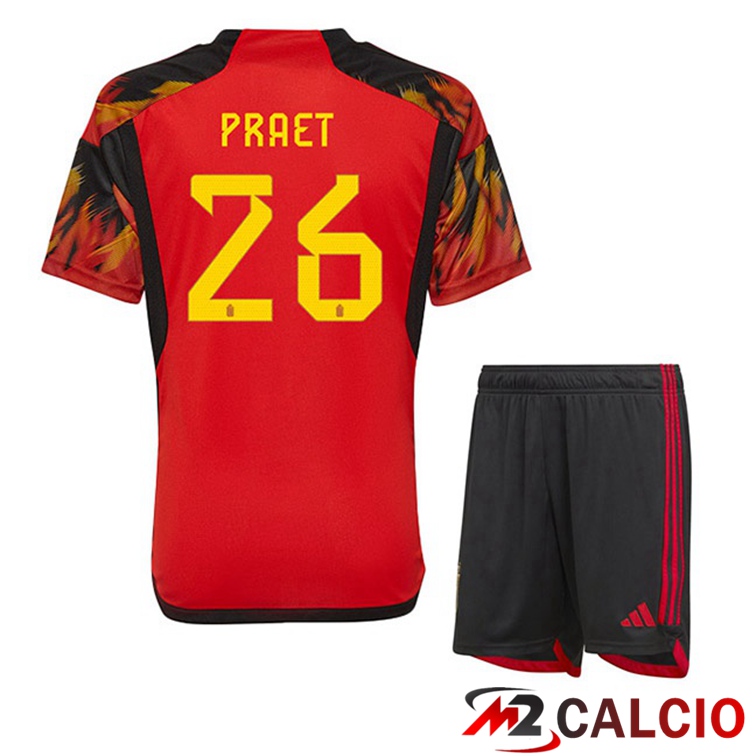 Maglie Calcio Personalizzate,Tute Calcio Squadre,Maglia Nazionale Italiana Calcio | Maglie Calcio Belgio (PRAET 26) Bambino Prima Rosso Coppa Del Mondo 2022 Maglie Calcio Personalizzate,Tute Calcio Squadre,Maglia Nazionale Italiana Calcio | Maglie Calcio Belgio (PRAET 26) Bambino Prima Rosso Coppa Del Mondo 2022