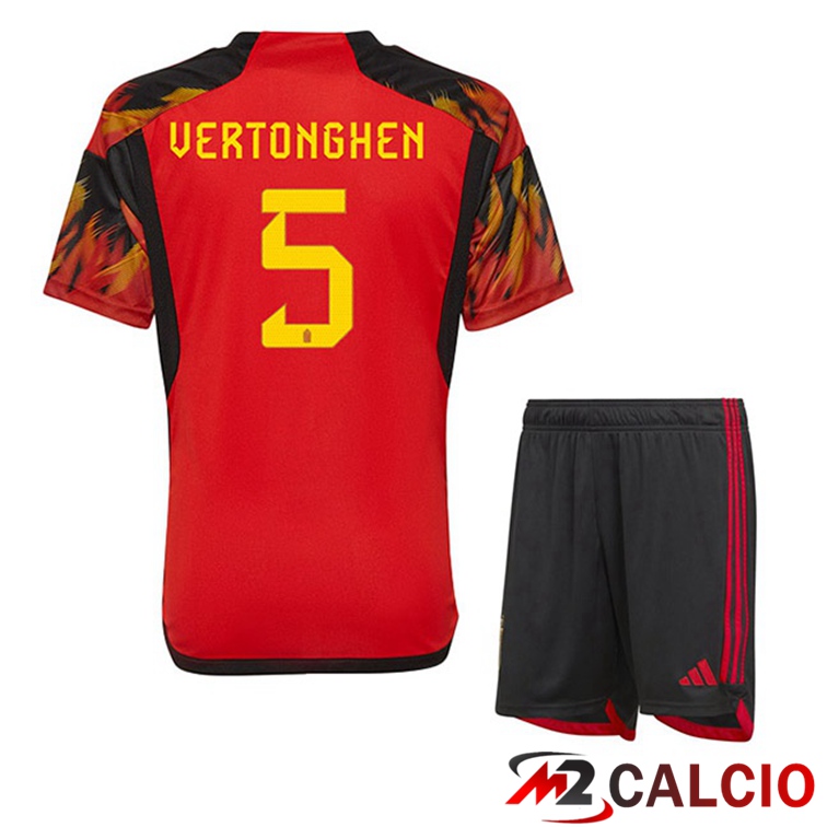 Maglie Calcio Personalizzate,Tute Calcio Squadre,Maglia Nazionale Italiana Calcio | Maglie Calcio Belgio (VERTONGHEN 5) Bambino Prima Rosso Coppa Del Mondo 2022 Maglie Calcio Personalizzate,Tute Calcio Squadre,Maglia Nazionale Italiana Calcio | Maglie Calcio Belgio (VERTONGHEN 5) Bambino Prima Rosso Coppa Del Mondo 2022