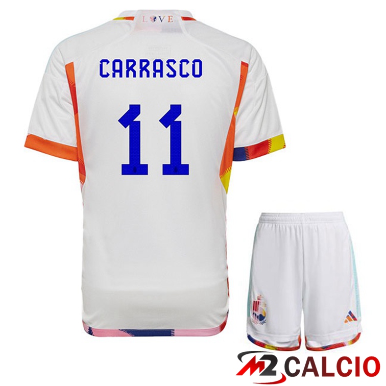 Maglie Calcio Personalizzate,Tute Calcio Squadre,Maglia Nazionale Italiana Calcio | Maglie Calcio Belgio (CARRASCO 11) Bambino Seconda Bianco Coppa Del Mondo 2022 Maglie Calcio Personalizzate,Tute Calcio Squadre,Maglia Nazionale Italiana Calcio | Maglie Calcio Belgio (CARRASCO 11) Bambino Seconda Bianco Coppa Del Mondo 2022