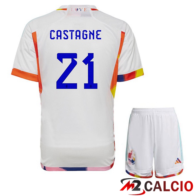 Maglie Calcio Personalizzate,Tute Calcio Squadre,Maglia Nazionale Italiana Calcio | Maglie Calcio Belgio (CASTAGNE 21) Bambino Seconda Bianco Coppa Del Mondo 2022 Maglie Calcio Personalizzate,Tute Calcio Squadre,Maglia Nazionale Italiana Calcio | Maglie Calcio Belgio (CASTAGNE 21) Bambino Seconda Bianco Coppa Del Mondo 2022