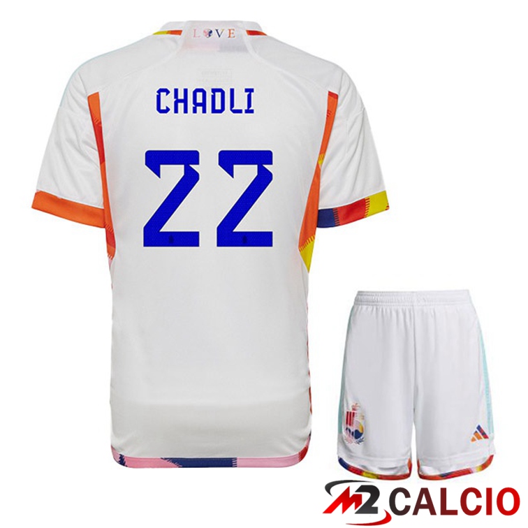 Maglie Calcio Personalizzate,Tute Calcio Squadre,Maglia Nazionale Italiana Calcio | Maglie Calcio Belgio (CHADLI 22) Bambino Seconda Bianco Coppa Del Mondo 2022 Maglie Calcio Personalizzate,Tute Calcio Squadre,Maglia Nazionale Italiana Calcio | Maglie Calcio Belgio (CHADLI 22) Bambino Seconda Bianco Coppa Del Mondo 2022