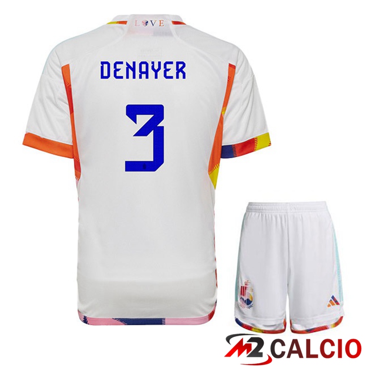 Maglie Calcio Personalizzate,Tute Calcio Squadre,Maglia Nazionale Italiana Calcio | Maglie Calcio Belgio (DENAYER 3) Bambino Seconda Bianco Coppa Del Mondo 2022 Maglie Calcio Personalizzate,Tute Calcio Squadre,Maglia Nazionale Italiana Calcio | Maglie Calcio Belgio (DENAYER 3) Bambino Seconda Bianco Coppa Del Mondo 2022