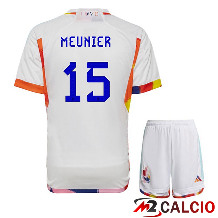 Maglie Calcio Personalizzate,Tute Calcio Squadre,Maglia Nazionale Italiana Calcio | Maglie Calcio Belgio (MEUNIER 15) Bambino Seconda Bianco Coppa Del Mondo 2022 Maglie Calcio Personalizzate,Tute Calcio Squadre,Maglia Nazionale Italiana Calcio | Maglie Calcio Belgio (MEUNIER 15) Bambino Seconda Bianco Coppa Del Mondo 2022