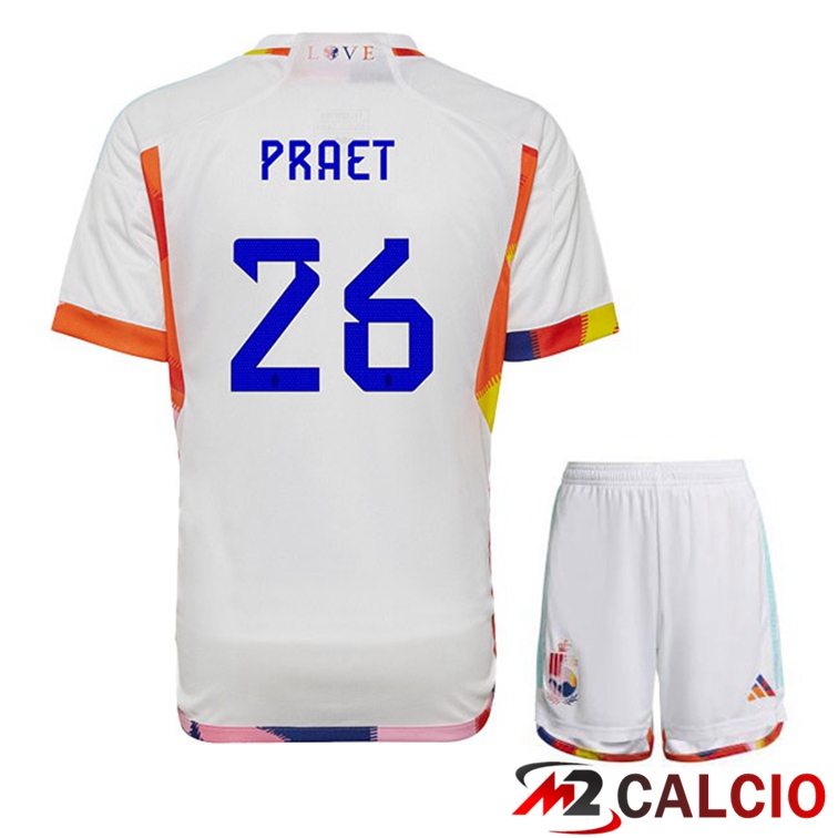 Maglie Calcio Personalizzate,Tute Calcio Squadre,Maglia Nazionale Italiana Calcio | Maglie Calcio Belgio (PRAET 26) Bambino Seconda Bianco Coppa Del Mondo 2022 Maglie Calcio Personalizzate,Tute Calcio Squadre,Maglia Nazionale Italiana Calcio | Maglie Calcio Belgio (PRAET 26) Bambino Seconda Bianco Coppa Del Mondo 2022