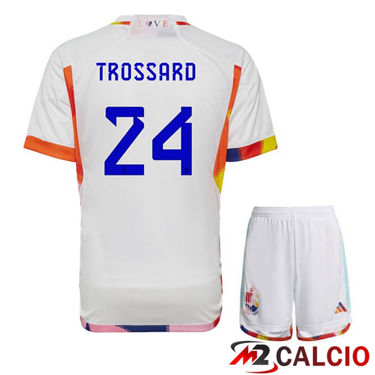 Maglie Calcio Personalizzate,Tute Calcio Squadre,Maglia Nazionale Italiana Calcio | Maglie Calcio Belgio (TROSSARD 24) Bambino Seconda Bianco Coppa Del Mondo 2022 Maglie Calcio Personalizzate,Tute Calcio Squadre,Maglia Nazionale Italiana Calcio | Maglie Calcio Belgio (TROSSARD 24) Bambino Seconda Bianco Coppa Del Mondo 2022