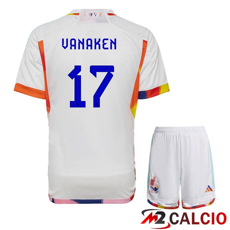 Maglie Calcio Personalizzate,Tute Calcio Squadre,Maglia Nazionale Italiana Calcio | Maglie Calcio Belgio (VANAKEN 17) Bambino Seconda Bianco Coppa Del Mondo 2022 Maglie Calcio Personalizzate,Tute Calcio Squadre,Maglia Nazionale Italiana Calcio | Maglie Calcio Belgio (VANAKEN 17) Bambino Seconda Bianco Coppa Del Mondo 2022