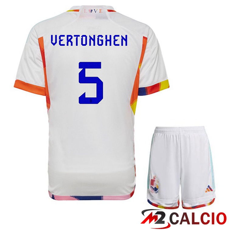 Maglie Calcio Personalizzate,Tute Calcio Squadre,Maglia Nazionale Italiana Calcio | Maglie Calcio Belgio (VERTONGHEN 5) Bambino Seconda Bianco Coppa Del Mondo 2022 Maglie Calcio Personalizzate,Tute Calcio Squadre,Maglia Nazionale Italiana Calcio | Maglie Calcio Belgio (VERTONGHEN 5) Bambino Seconda Bianco Coppa Del Mondo 2022