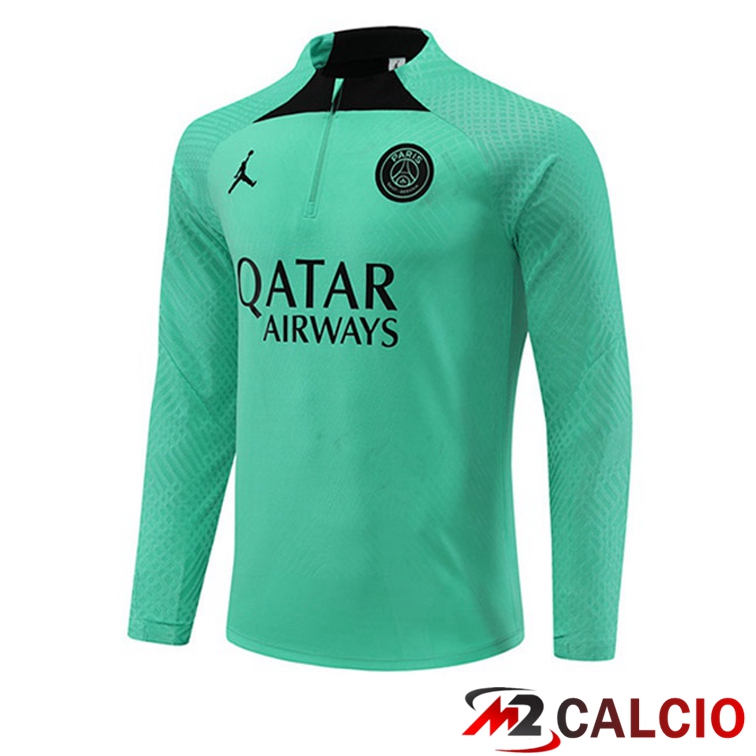 Maglie Calcio Personalizzate,Tute Calcio Squadre,Maglia Nazionale Italiana Calcio | Felpe Allenamento Paris PSG Verde 2022/2023