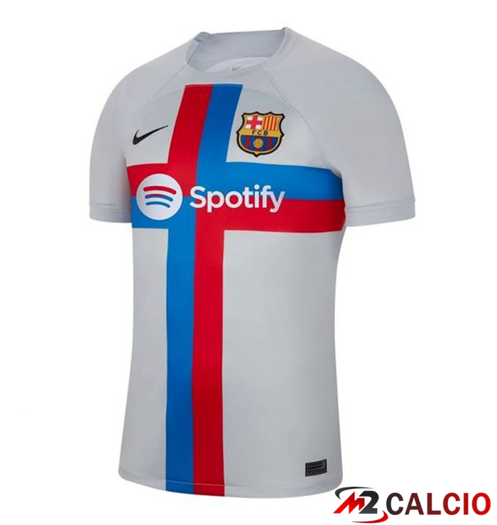 Insieme Maglie Calcio FC Barcelone Terza (Pantaloncini + Calzini) 2022/2023