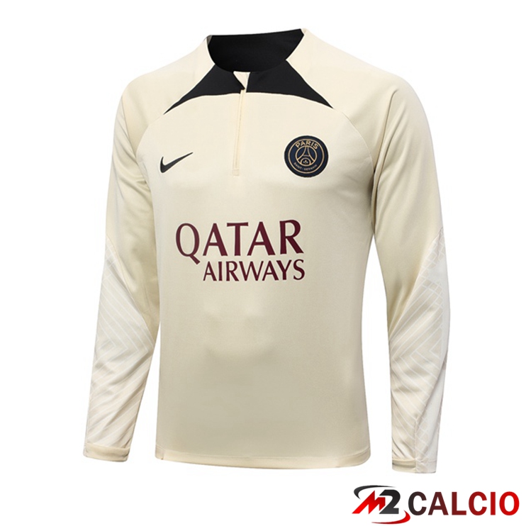 Maglie Calcio Personalizzate,Tute Calcio Squadre,Maglia Nazionale Italiana Calcio | Felpa Allenamento Paris PSG Marrone 2023/2024