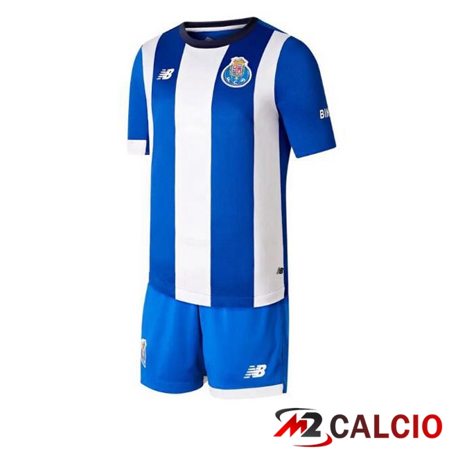 Maglie Calcio Personalizzate,Tute Calcio Squadre,Maglia Nazionale Italiana Calcio | Maglia Calcio FC Porto Bambino Prima Blu Bianco 2023/2024