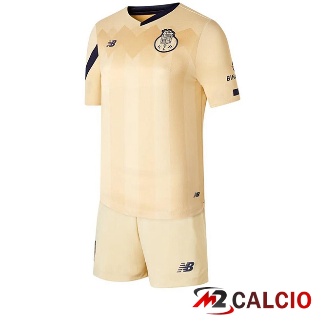 Maglie Calcio Personalizzate,Tute Calcio Squadre,Maglia Nazionale Italiana Calcio | Maglia Calcio FC Porto Bambino Seconda Marrone 2023/2024