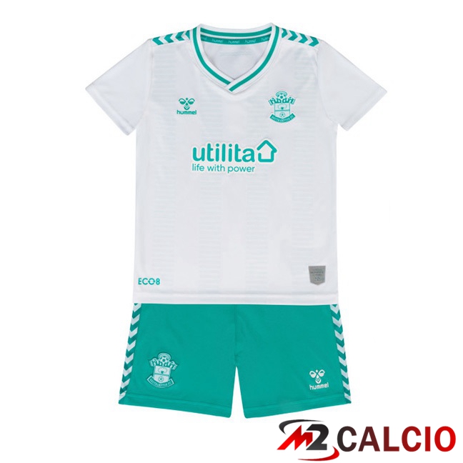 Maglie Calcio Southampton FC Bambino Seconda Bianco 2023/2024