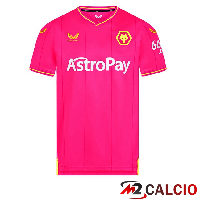 Maglie Calcio Personalizzate,Tute Calcio Squadre,Maglia Nazionale Italiana Calcio | Maglie Calcio Wolves Portiere Rosa 2023/2024