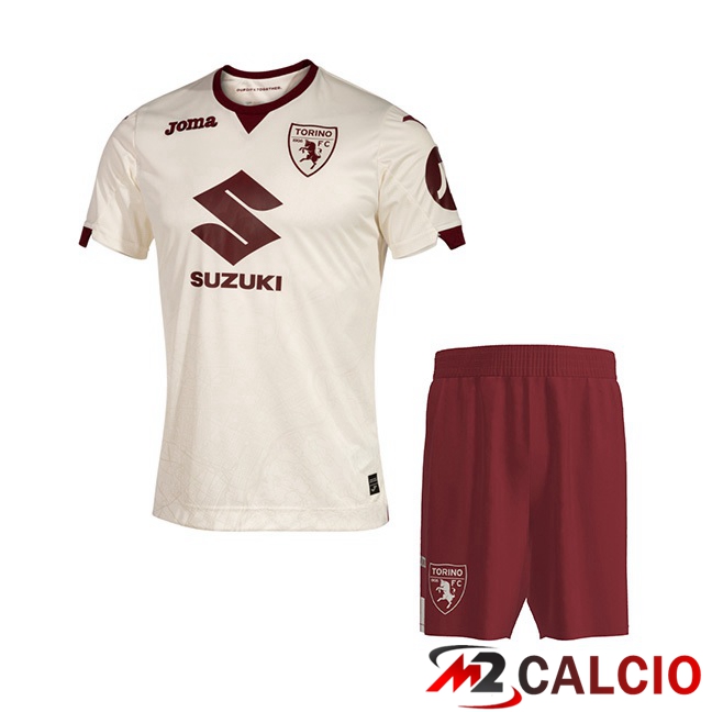 Maglie Calcio Torino FC Bambino Seconda Giallo 2023/2024