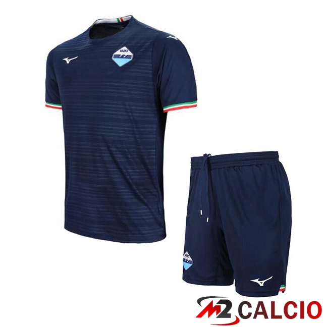 Maglie Calcio Personalizzate,Tute Calcio Squadre,Maglia Nazionale Italiana Calcio | Maglie Calcio SS Lazio Bambino Seconda Blu 2023/2024