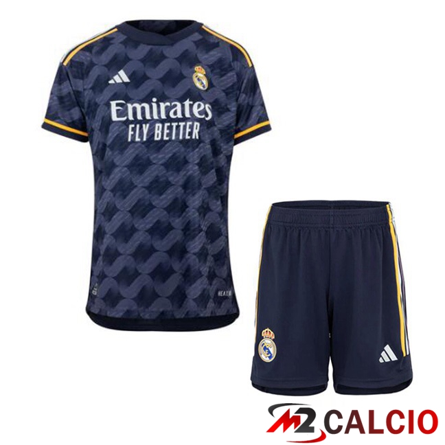 Maglie Calcio Personalizzate,Tute Calcio Squadre,Maglia Nazionale Italiana Calcio | Maglie Calcio Real Madrid Bambino Seconda Blu Reale 2023/2024