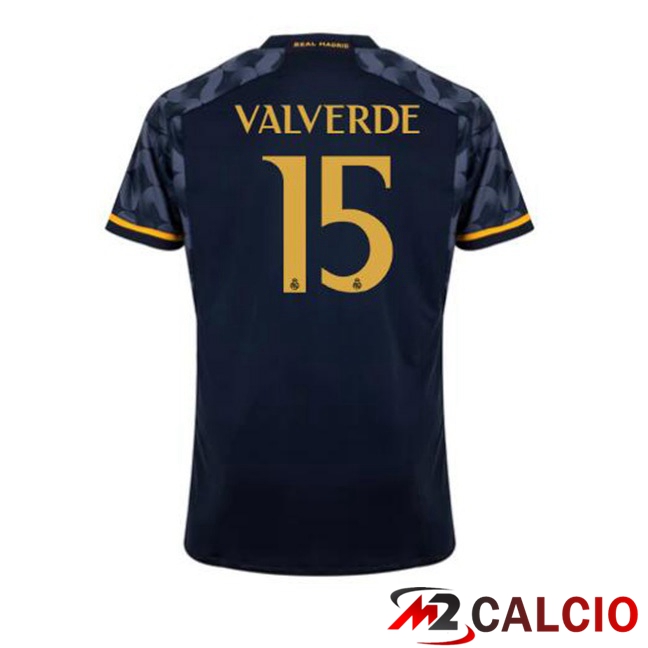 Dove Comprare Maglie Calcio Real Madrid Valverde Seconda Blu Reale