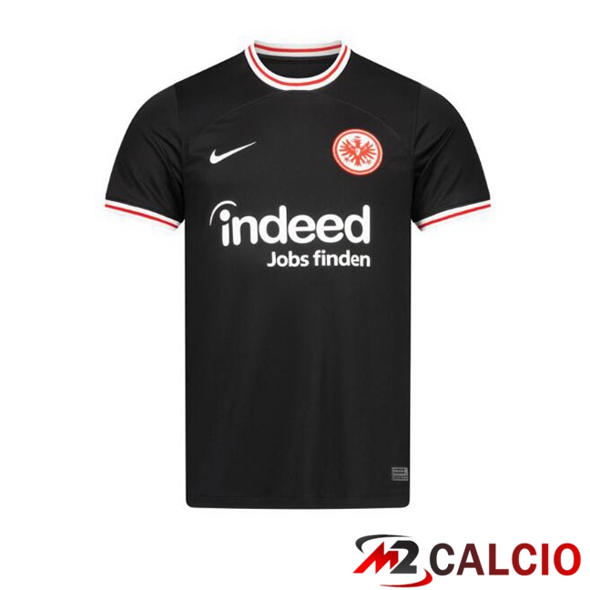 Maglie Calcio Personalizzate,Tute Calcio Squadre,Maglia Nazionale Italiana Calcio | Maglie Calcio Eintracht Frankfurt Seconda Nero 2023/2024
