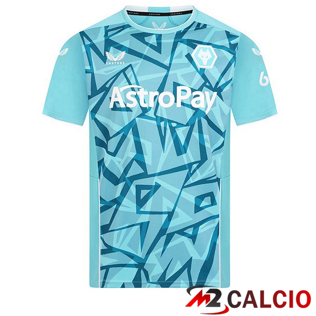 Maglie Calcio Personalizzate,Tute Calcio Squadre,Maglia Nazionale Italiana Calcio | Maglie Calcio Wolves Terza Blu 2023/2024