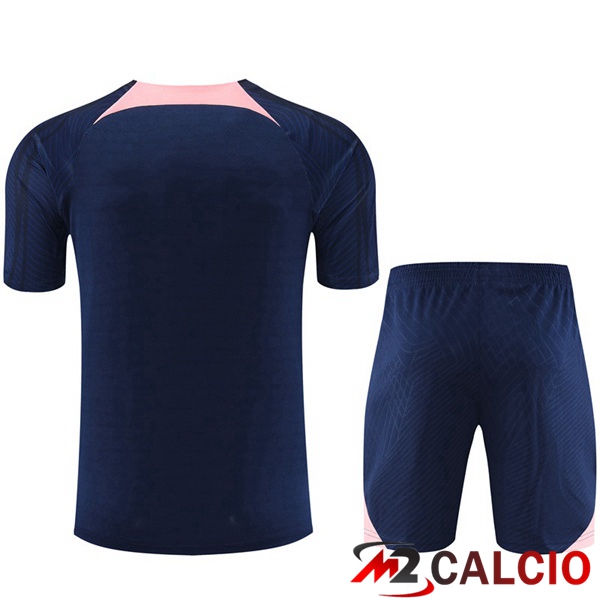 T Shirt Allenamento Atletico Madrid + Pantaloncini Blu Reale 2023/2024
