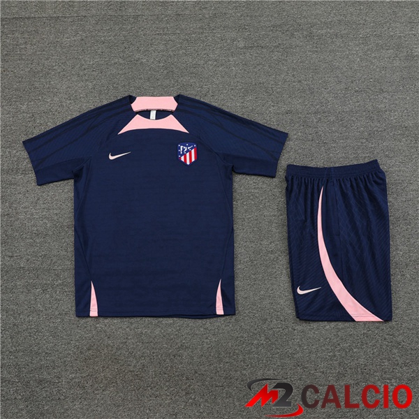 T Shirt Allenamento Atletico Madrid + Pantaloncini Blu Reale 2023/2024