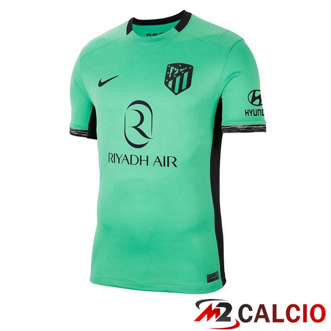 Maglie Calcio Personalizzate,Tute Calcio Squadre,Maglia Nazionale Italiana Calcio | Maglie Calcio Atletico Madrid Terza Verde 2023/2024