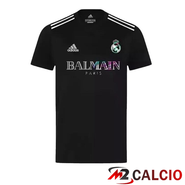 Maglie Calcio Personalizzate,Tute Calcio Squadre,Maglia Nazionale Italiana Calcio | Maglie Calcio Real Madrid Édition Spéciale Nero 2023/2024